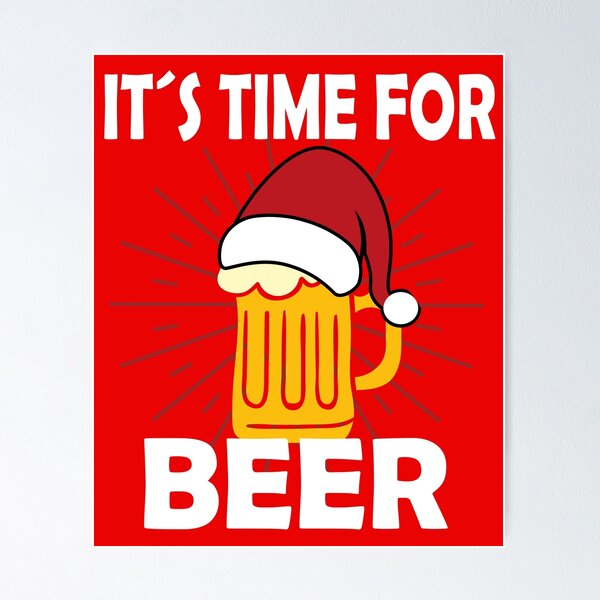 Item preview, Time for beer - Christmas - Christmas - Advent designed and sold by Zuckergusche.