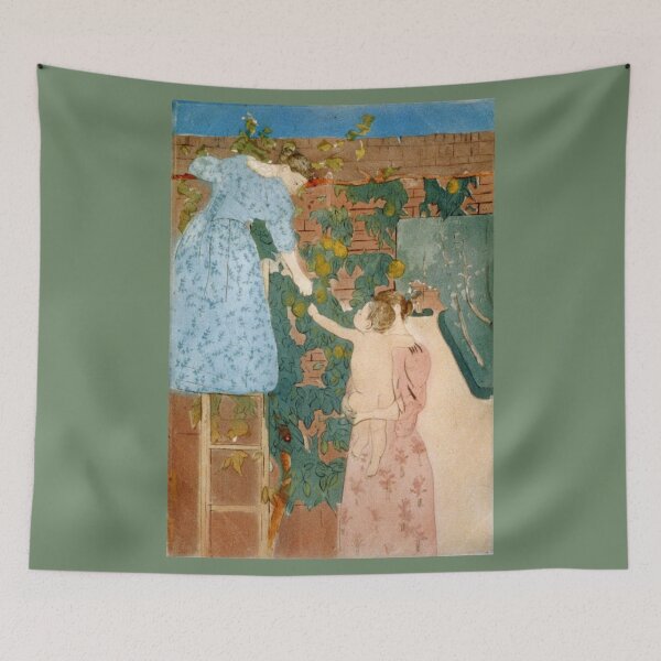 Item preview, Gathering Fruit - Mary Cassatt - 1895 designed and sold by CrankyOldDude.