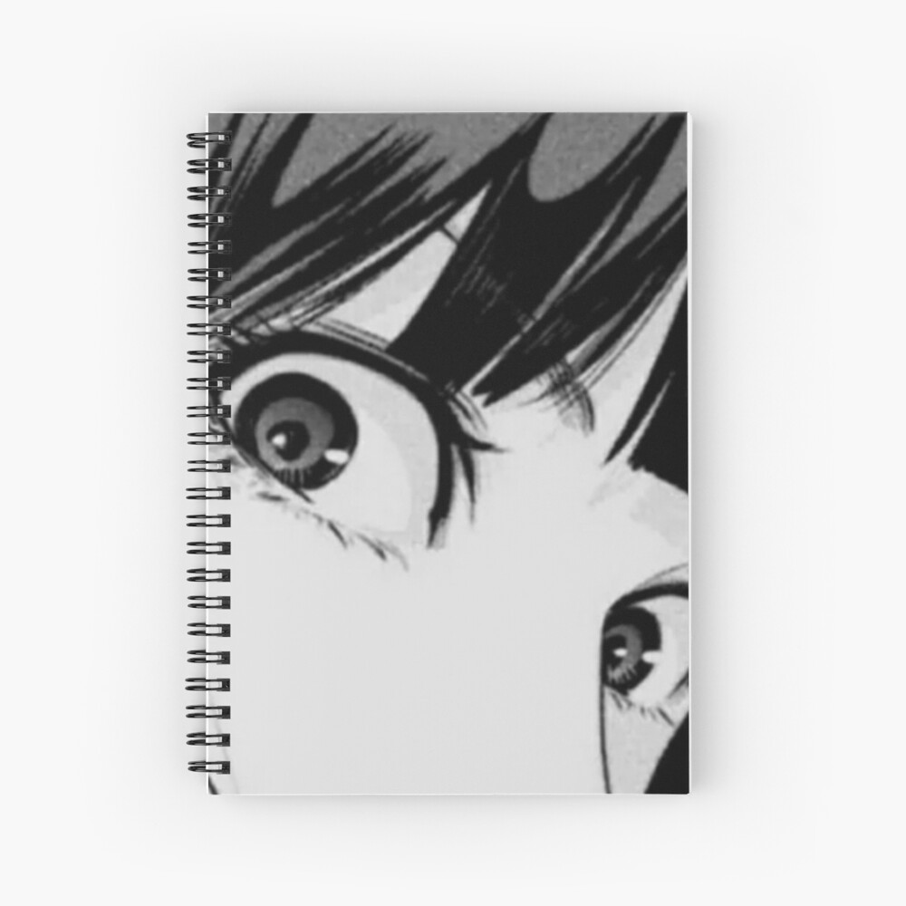 Cuaderno de espiral «Espeluznante cara de niña de anime en blanco y negro» de TallboyJake | Redbubble Cuaderno de espiral «Espeluznante cara de niña de anime en blanco y negro» de TallboyJake | Redbubble