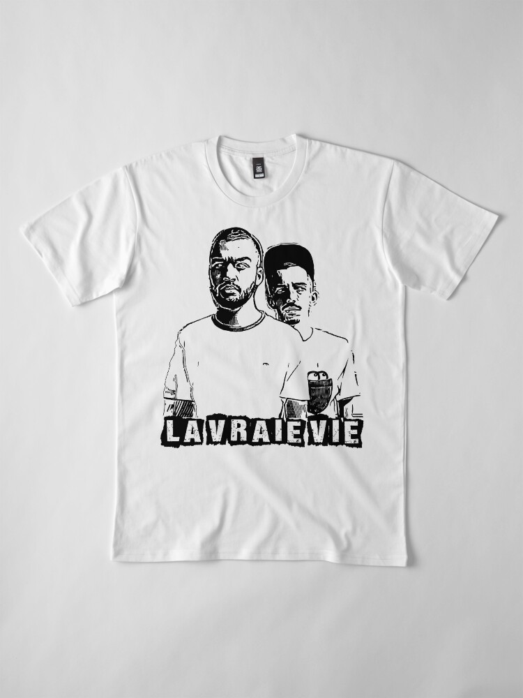 T-shirt premium ''Bigflo et Oli la vraie vie' : autre vue