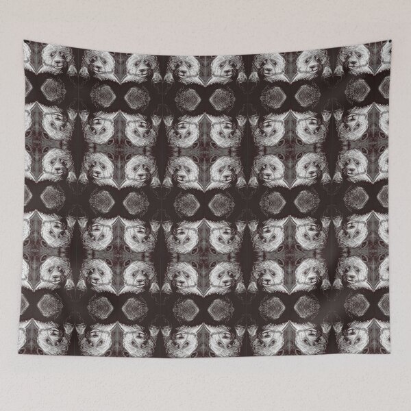 Item preview, Thoughtful Pandas, Black and white designed and sold by pupuli.