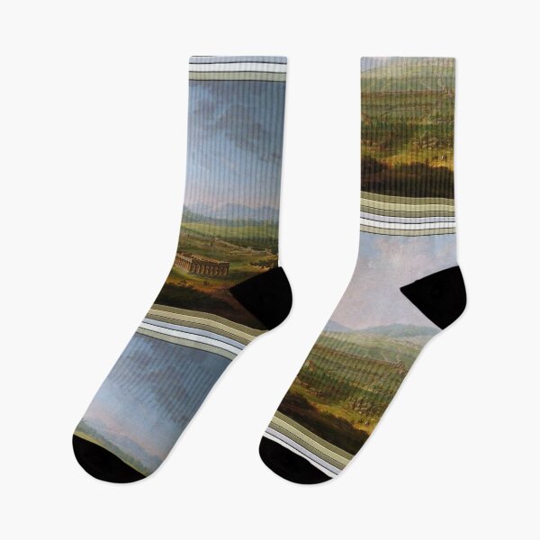 Item preview, A View of Paestum by Antonio Joli Old Masters Prints designed and sold by Xzendor7 Digital Art Creations.