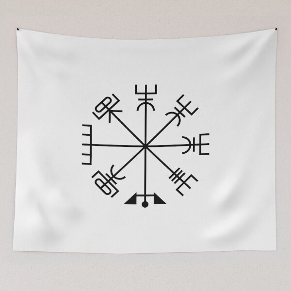 Item preview, Vegvisir Icelandic Magical Stave Compass designed and sold by thetshirtworks.