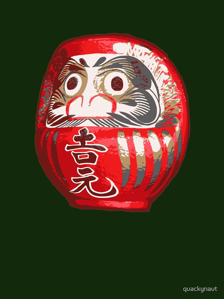 Japanese Traditional Daruma Doll  Art Board Print for Sale by quackynaut