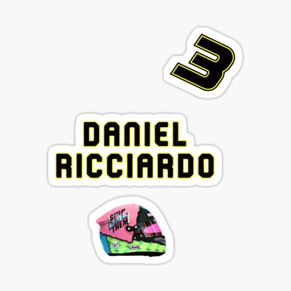 Daniel Ricciardo Stickers | Redbubble