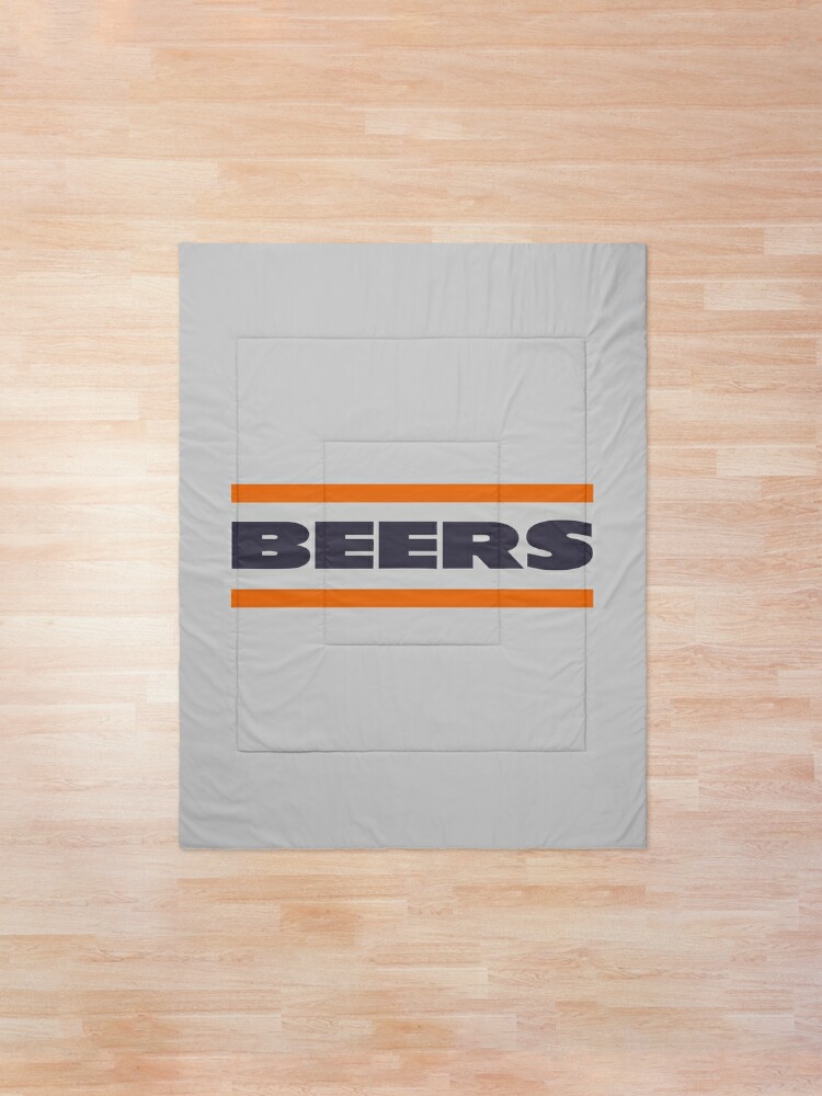 Da Beers Chicago Bears Comforter By Brandoen Redbubble