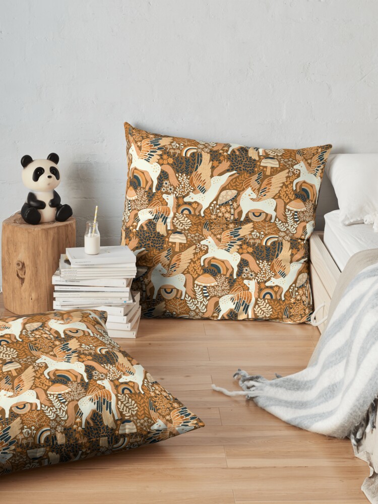 Alternate view of Cinnamon Pegasi Floor Pillow