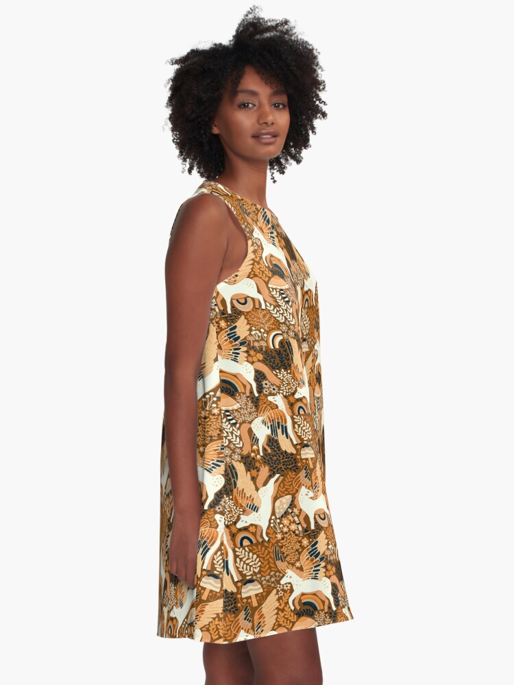 Alternate view of Cinnamon Pegasi A-Line Dress