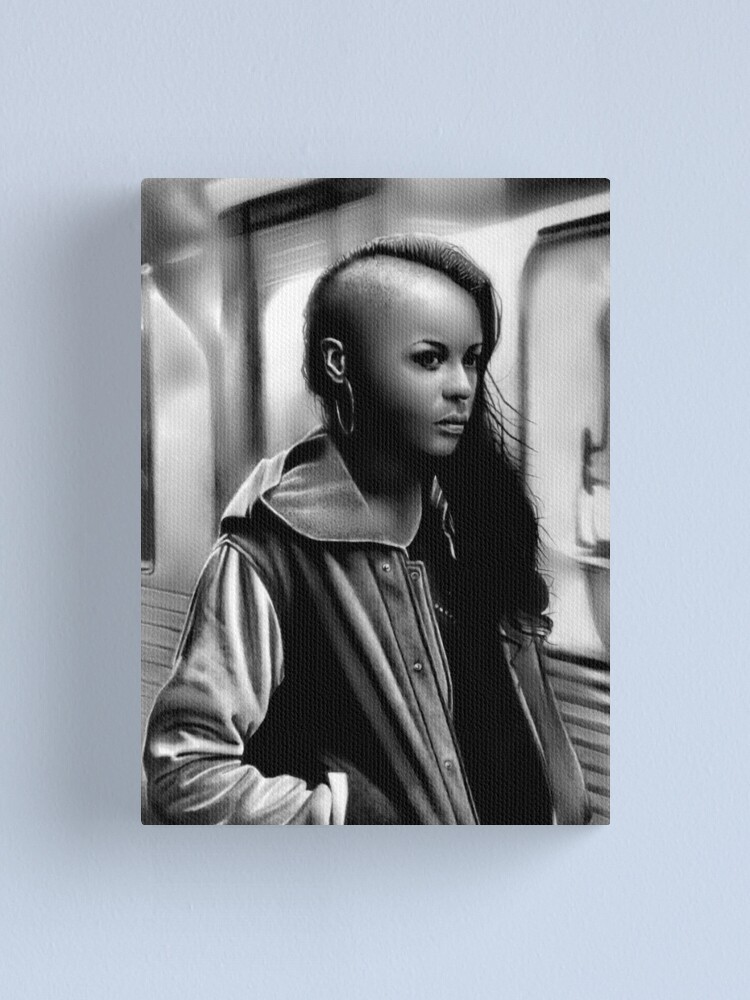 Alternate view of In Transit (Graphite drawing) Canvas Print
