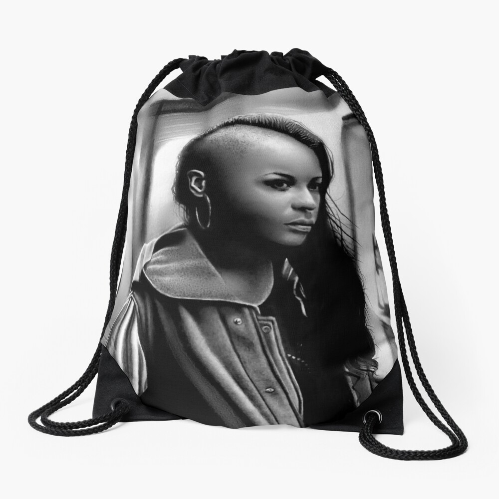 In Transit (Graphite drawing) Drawstring Bag