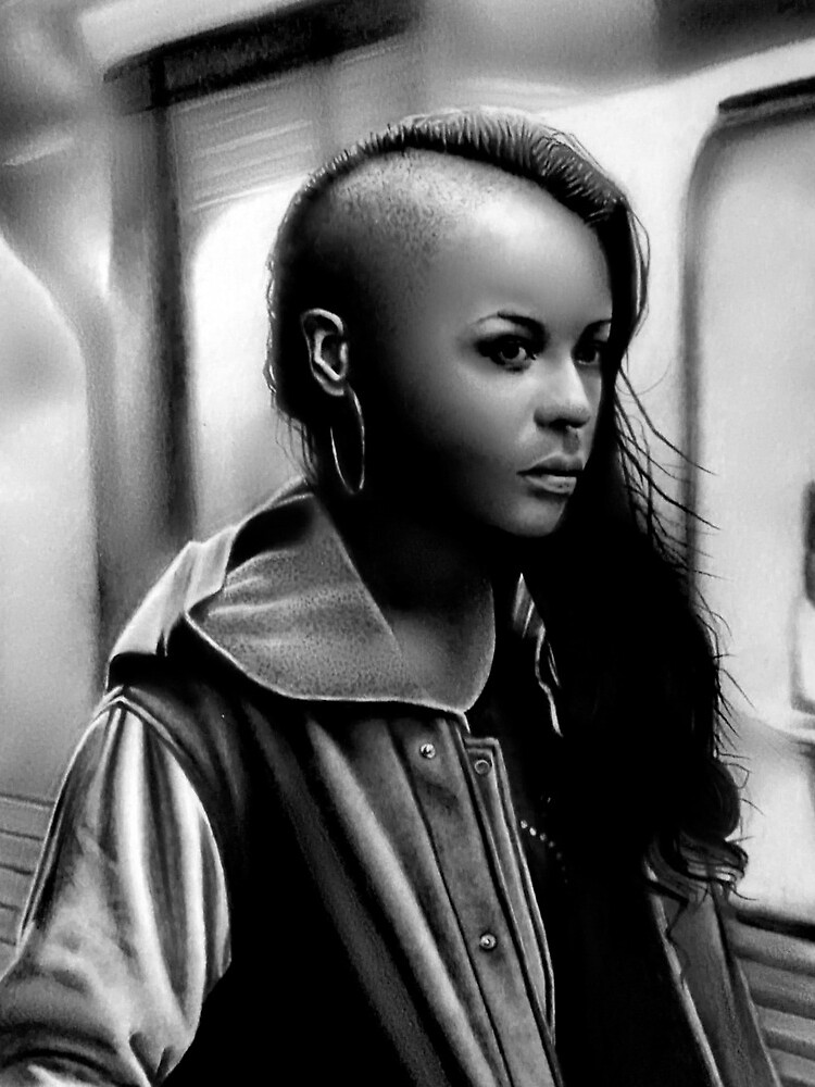 In Transit (Graphite drawing) by SicadaArt