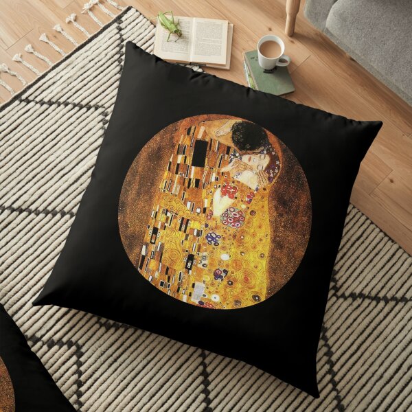 Klimt Il Bacio Le Baiser Coussin de sol