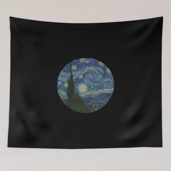 Item preview, Vincent Van Gogh Starry Night Notte Stellata designed and sold by Kawaii-doll.