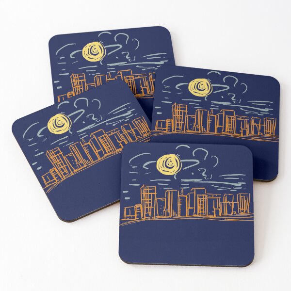 Item preview, Skyline - Original Art Stylish Skyline designed and sold by palaodesigns.