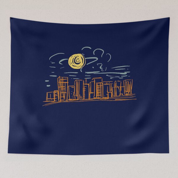 Item preview, Skyline - Original Art Stylish Skyline designed and sold by palaodesigns.