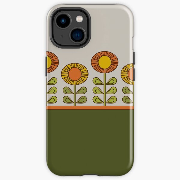 Sonnenblumen der siebziger Jahre iPhone Robuste Hülle