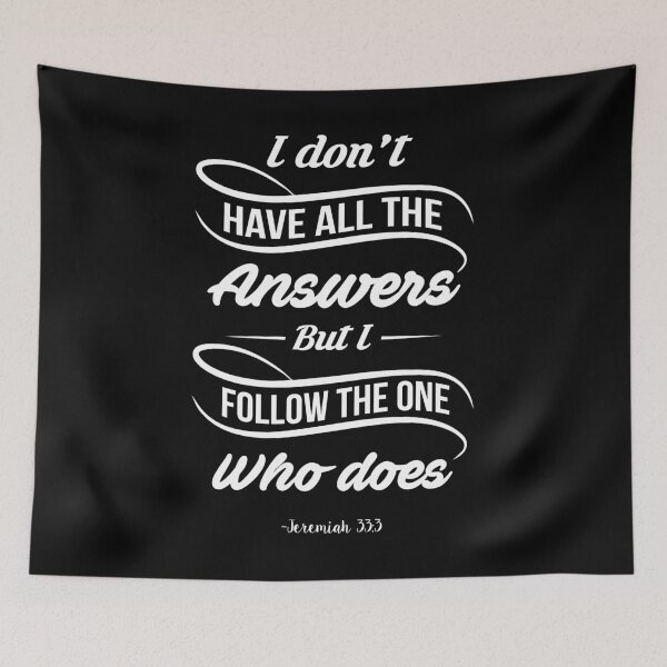 Item preview, Jeremiah 33:3 - The One Who Has Answers designed and sold by kenix73.