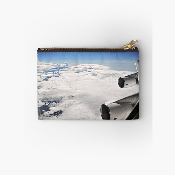 Item preview, Airplane window view of the wing and 2 jet engines of the Boeing 747 designed and sold by ThePilotChannel.