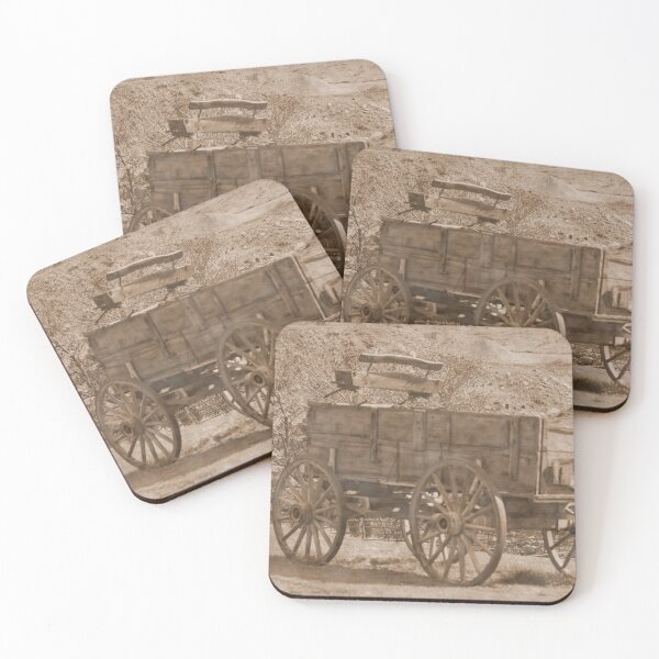 Item preview, Vintage Wagon in Yellowstone designed and sold by AnnDixon.