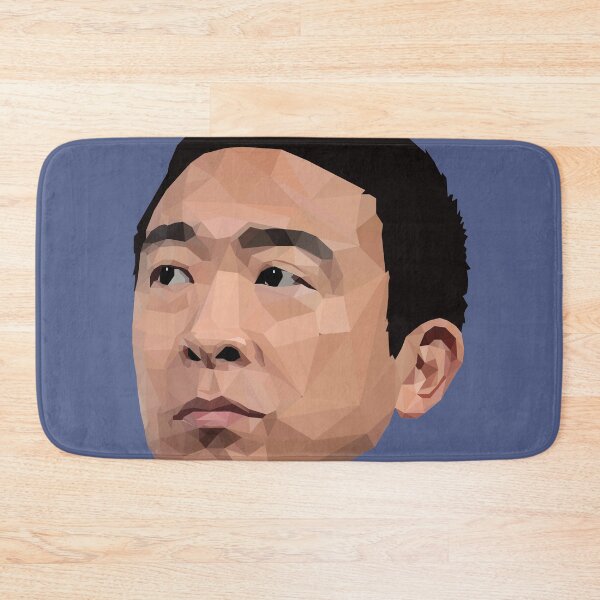 Item preview, Andrew Yang Low Poly Portrait designed and sold by Mind Drip.
