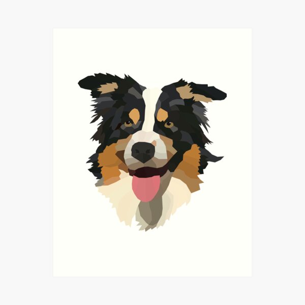 Item preview, Australian shepherd Tri Black designed and sold by DaveDms.