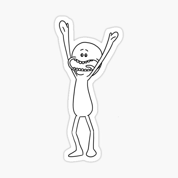 Mr. Meeseeks | Minimalism Sticker