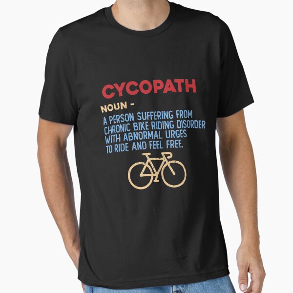 Item preview, Cycling Funny Design Cycopath Noun designed and sold by eulonix.