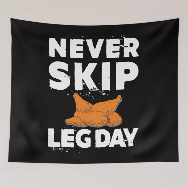 Item preview, Savvy Turtle Never Skip Leg Day designed and sold by SavvyTurtle.