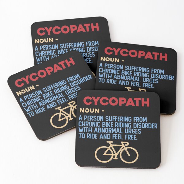 Item preview, Cycling Funny Design Cycopath Noun designed and sold by eulonix.