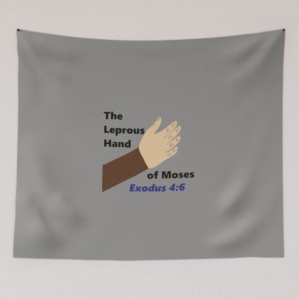 Item preview, Moses was Black - The Leprous Hand of Moses - Exodus 4:6 - Put now thine hand into thy bosom. designed and sold by Sabrina Dawkins.