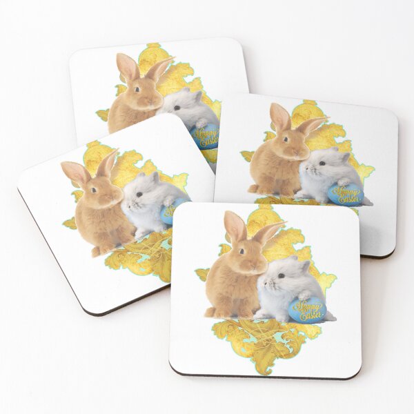 Item preview, Golden Easter Bunnies (by ACCI) - Happy Easter designed and sold by VanyssaGraphics.