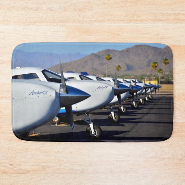 Item preview, Small airplanes lined up on the flight line with close-up of the propellers designed and sold by ThePilotChannel.