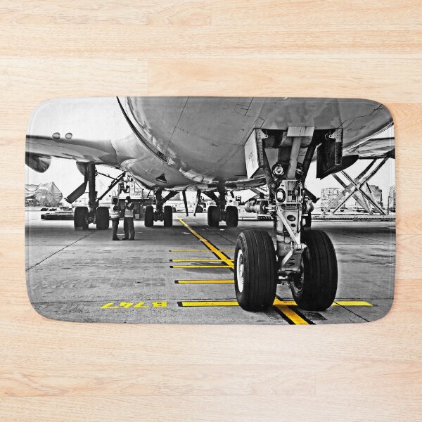 Item preview, Copy of Boeing 747 nose wheel parked on yellow line designed and sold by ThePilotChannel.