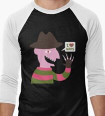Ich liebe Nickerchen Baseballshirt für Männer