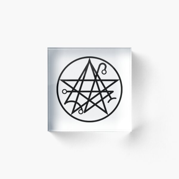 NECRONOMICON symbol Acrylic Block