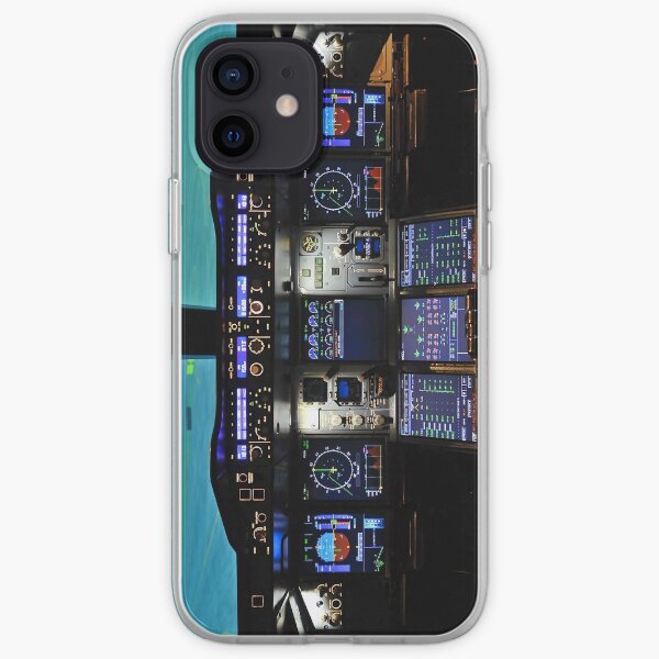 A380 Cockpit iPhone Soft Case