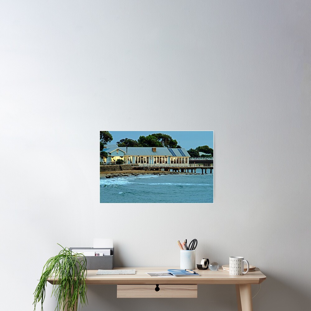 "Sunrise,Barwon Heads Boat Shed Cafe" Poster by Mortelliti Redbubble