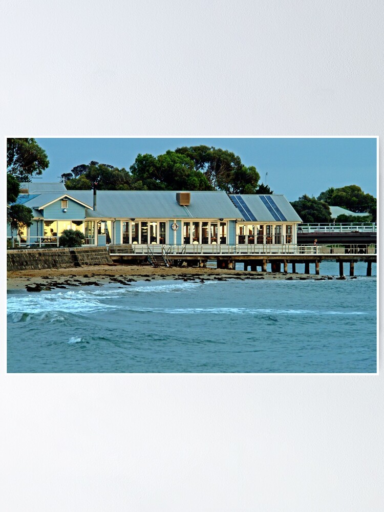 "Sunrise,Barwon Heads Boat Shed Cafe" Poster by Mortelliti Redbubble