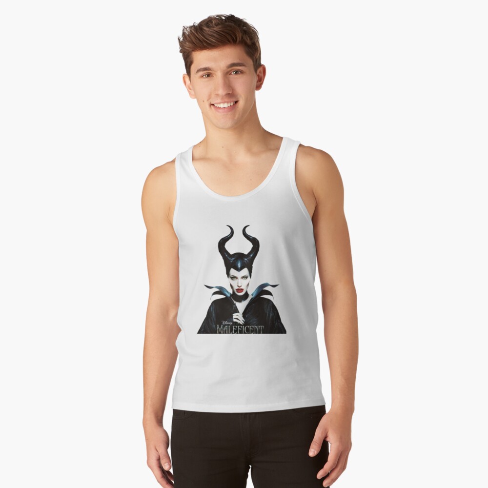 Disney Maleficent Inverse Juniors Black Tank Top