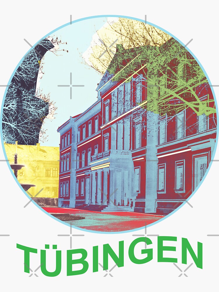 Thumbnail 3 of 3, Sticker, Eberhard Karls University of Tübingen new auditorium 1927 designed and sold by Mauswohn.