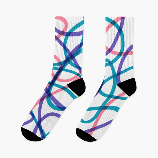 Item preview, Modern Abstract Pink Purple Teal Geometric Art designed and sold by Blkstrawberry.