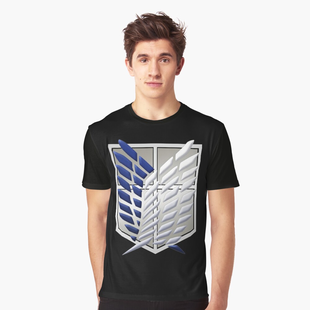 "Attack on titan wings of freedom" T-shirt by nuria6632 | Redbubble