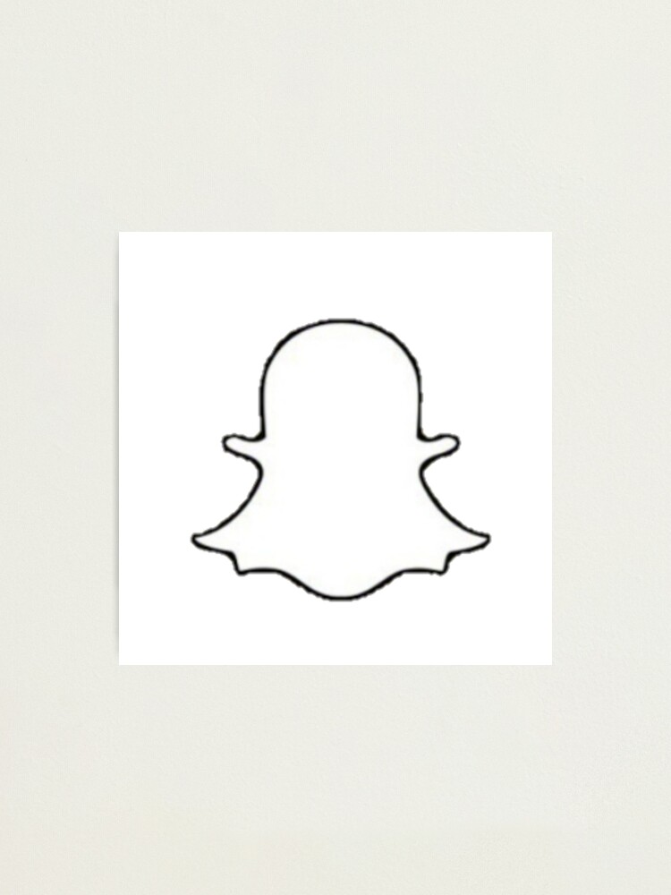 Black and white, dark grey, snapchat icon - Free download