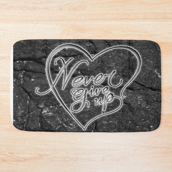 Item preview, never give up designed and sold by attracdionz.