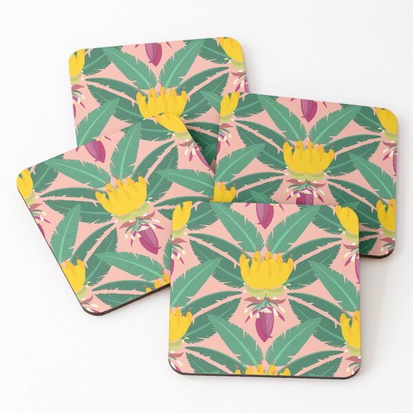 Item preview, Banana Tree Growing Fruit Bunches Pattern designed and sold by rocketandindigo.