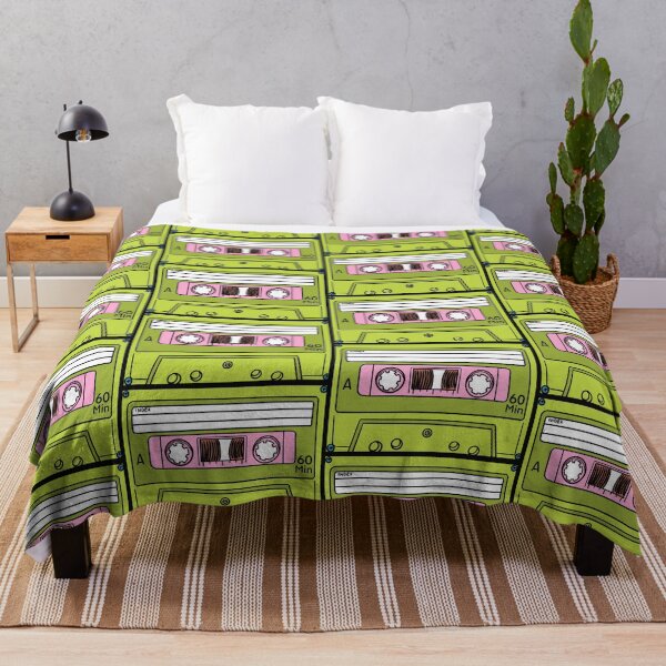 Item preview, Green cassette tape blank designed and sold by Gammaraybots.
