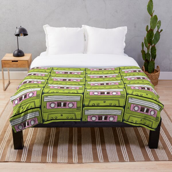 Item preview, Cinta de cassette verde en blanco designed and sold by Gammaraybots.
