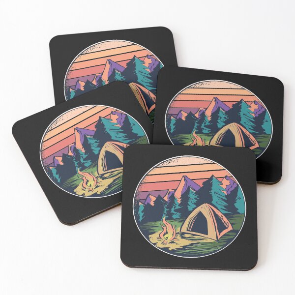 Item preview, Camping in the sunset. designed and sold by emphatic.