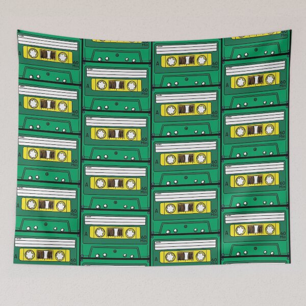 Item preview, Dark Green cassette tape blank designed and sold by Gammaraybots.