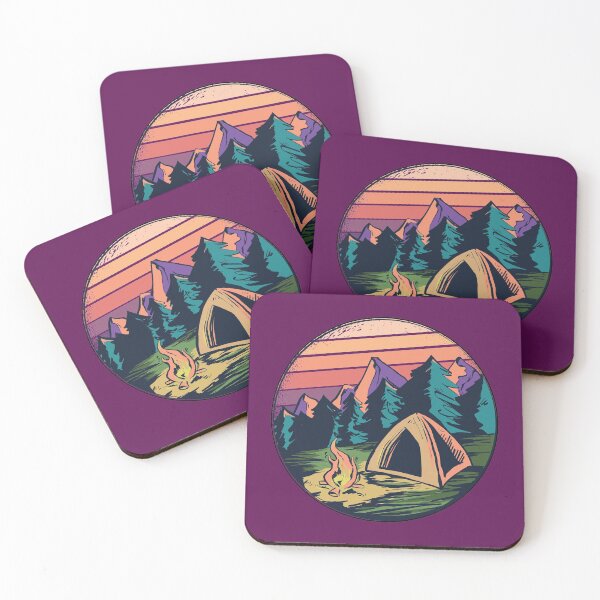 Item preview, Camping in the sunset. designed and sold by emphatic.